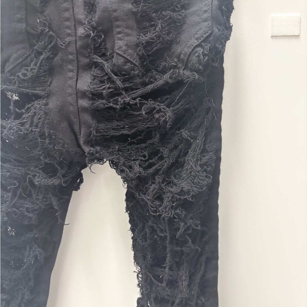 Aphrodite Charcoal Distressed Denim Sz 30 Brand New - Picture 10 of 15